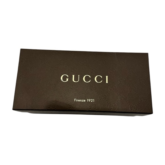 Gucci Accessories - Gucci Authentic Gift Box with Tissue | Classic Brown Embossed GG Pattern Gs